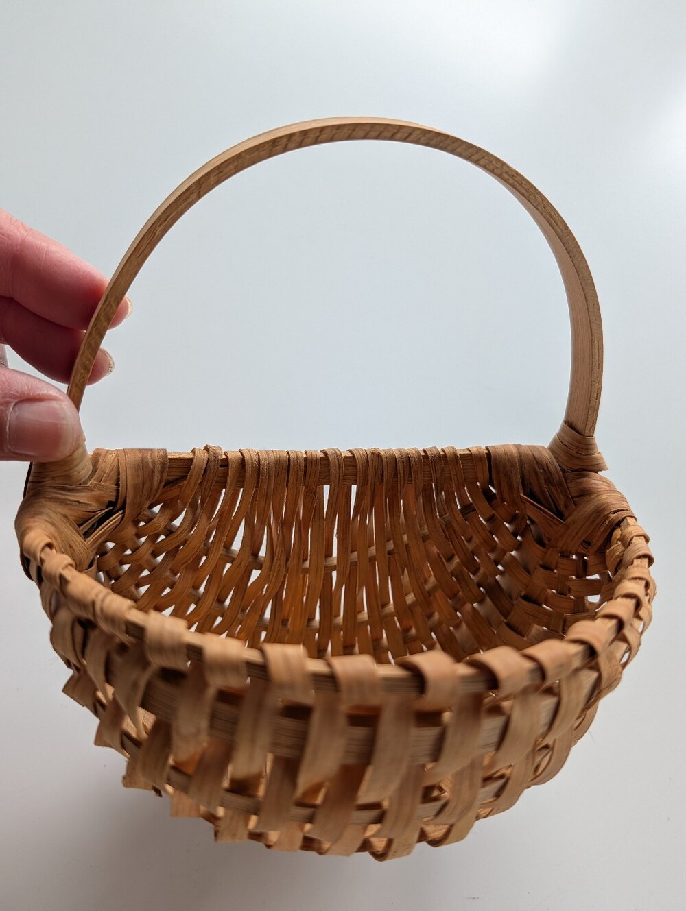 Handwoven Vintage Wall Pocket Hanging Basket